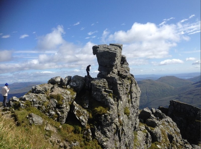 Sandra at the Argyll Spyglass