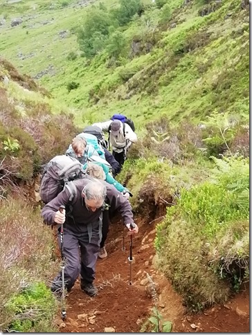The search continues for John’s contact lens on the brutal ascent of Carrock Fell