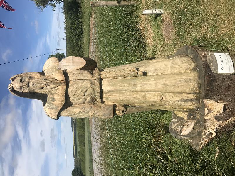 St Cuthbert's statue