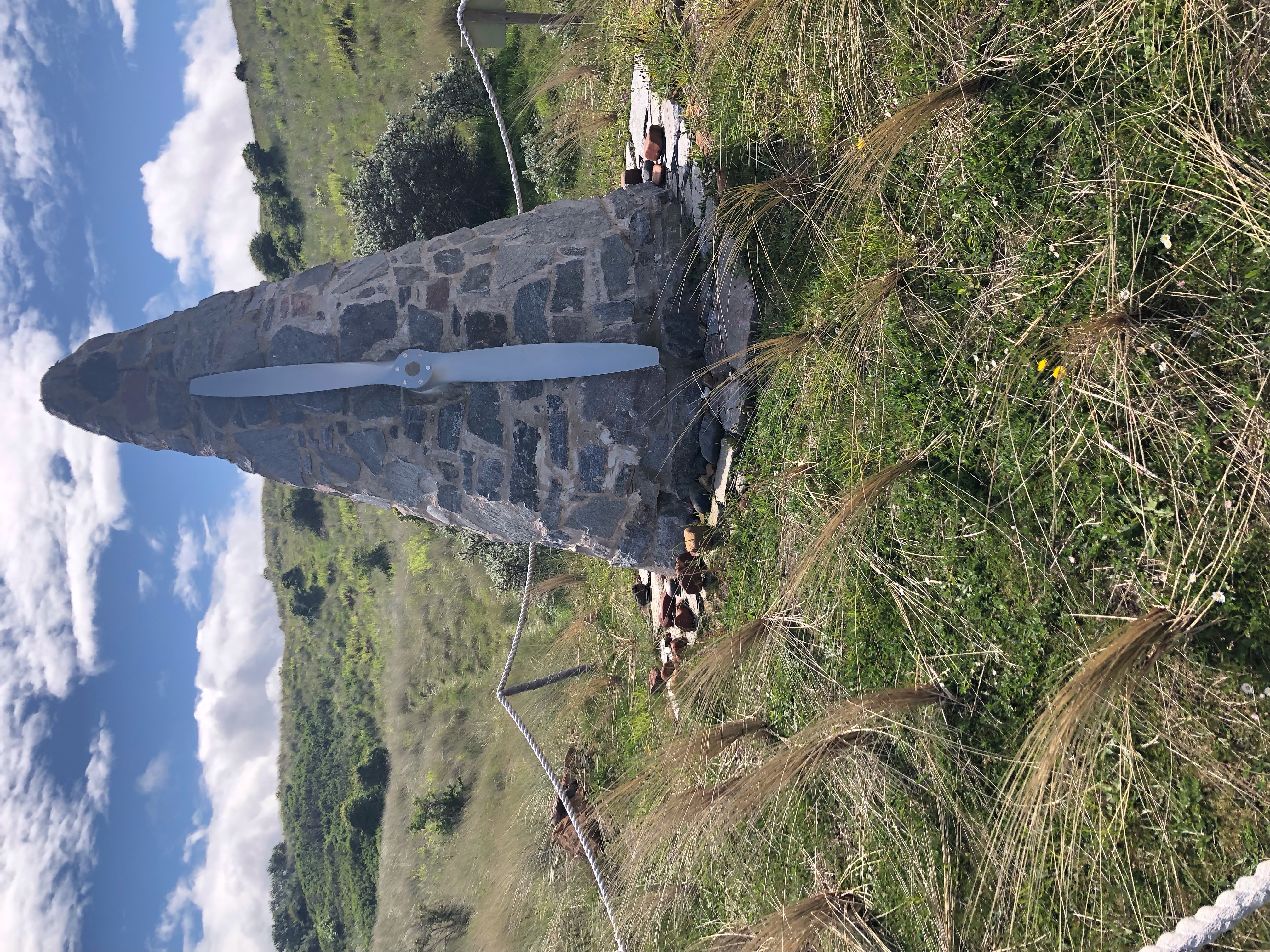 Cone shaped monument