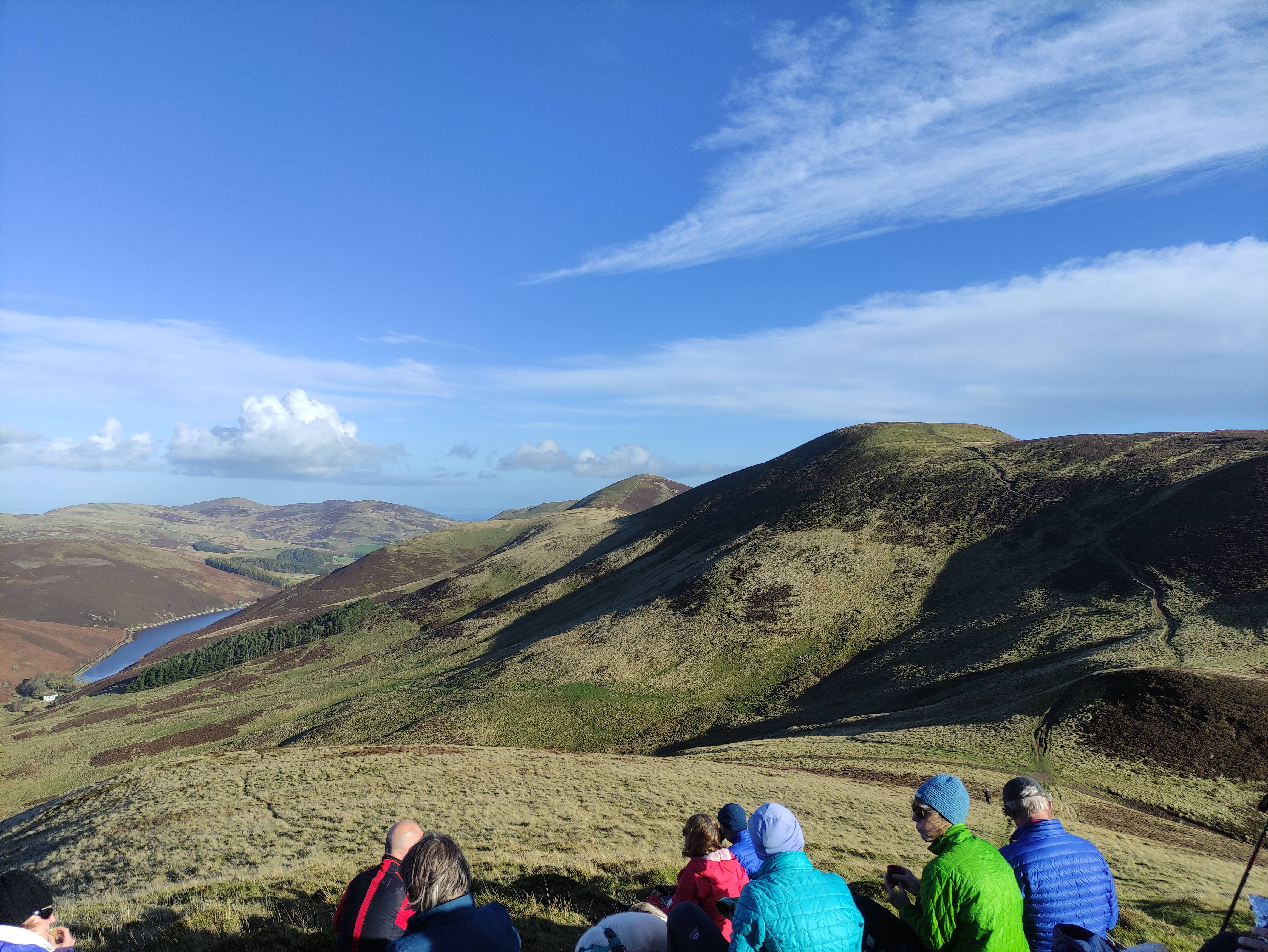 Sheltered lunch spot on East Kip