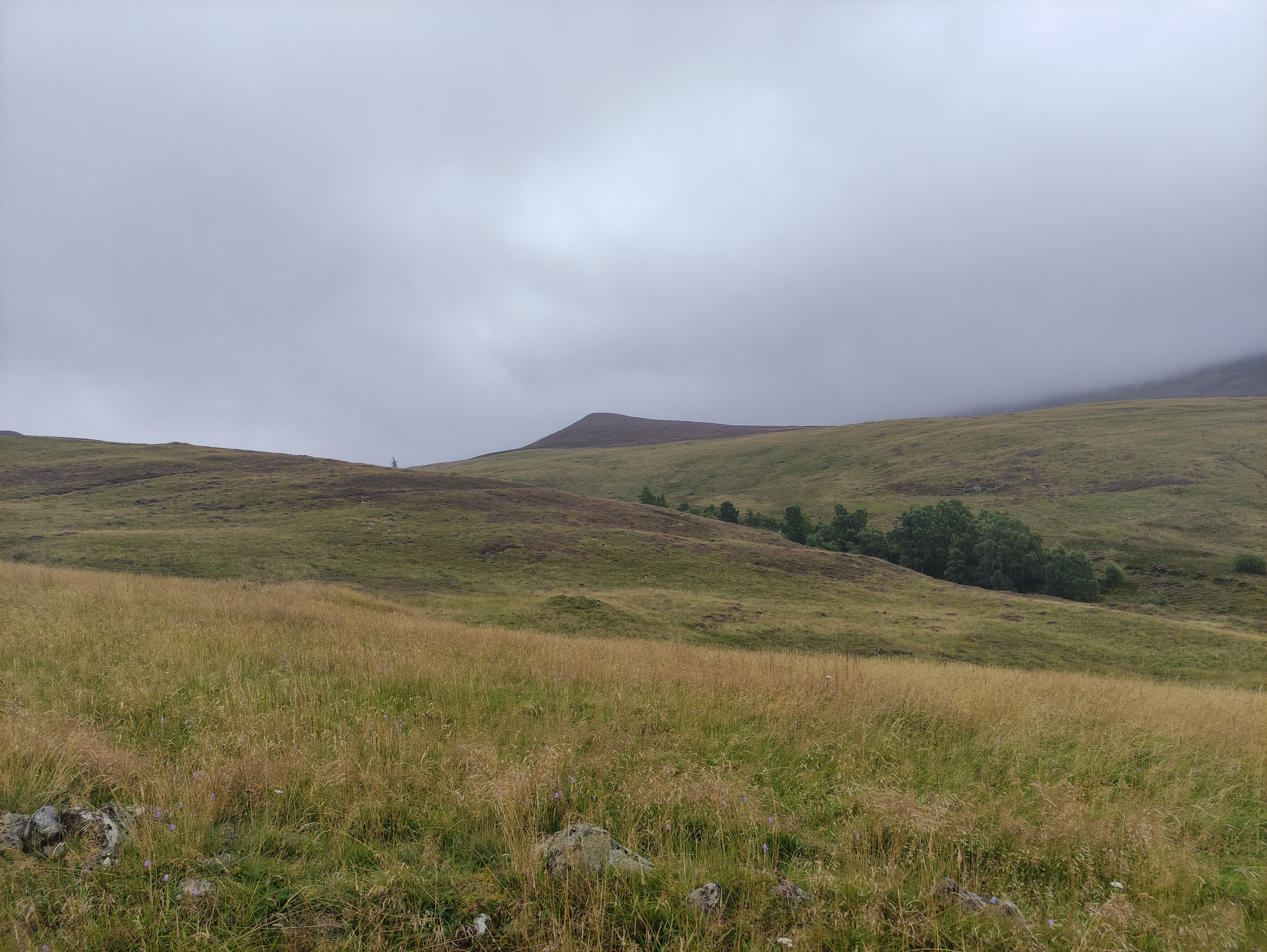 Looking back up to the Bealach