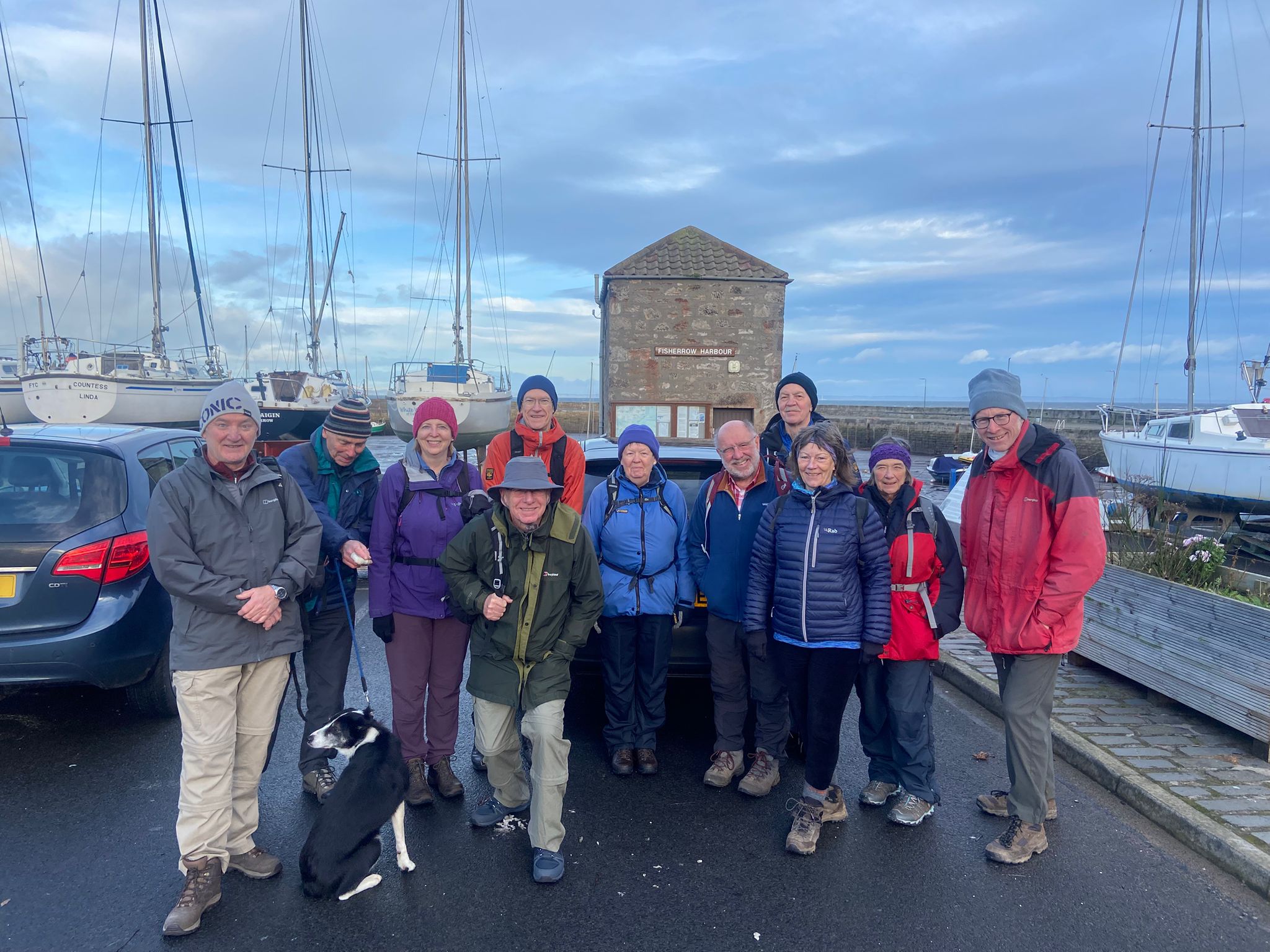 Team Photo at Fisherrow Harbour