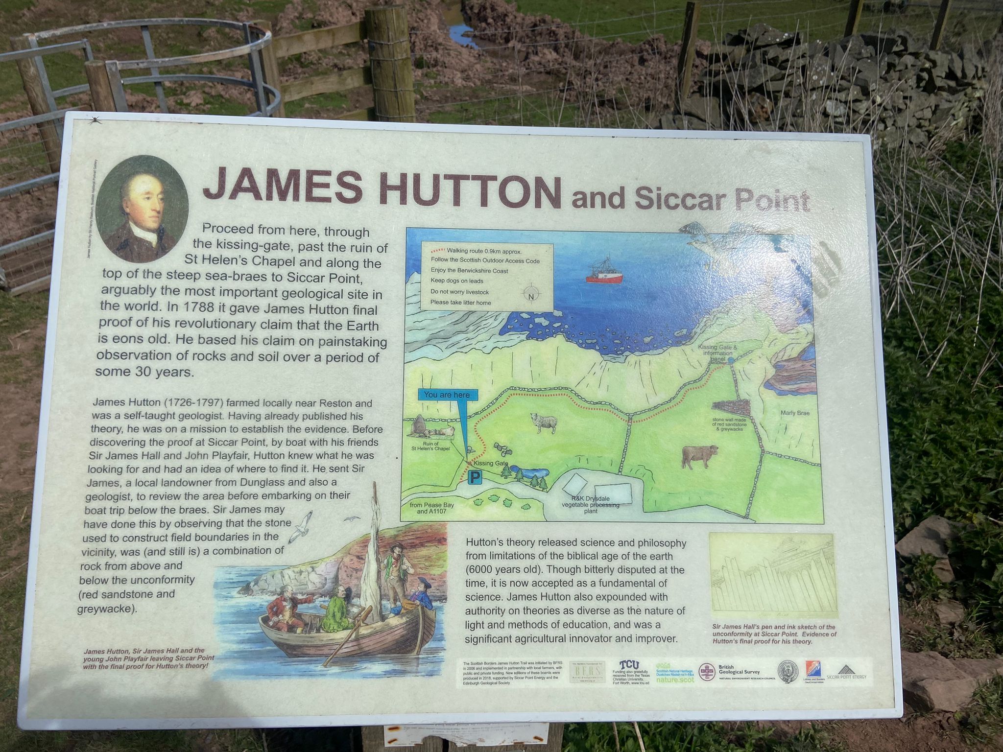 James Hutton and Siccar Point