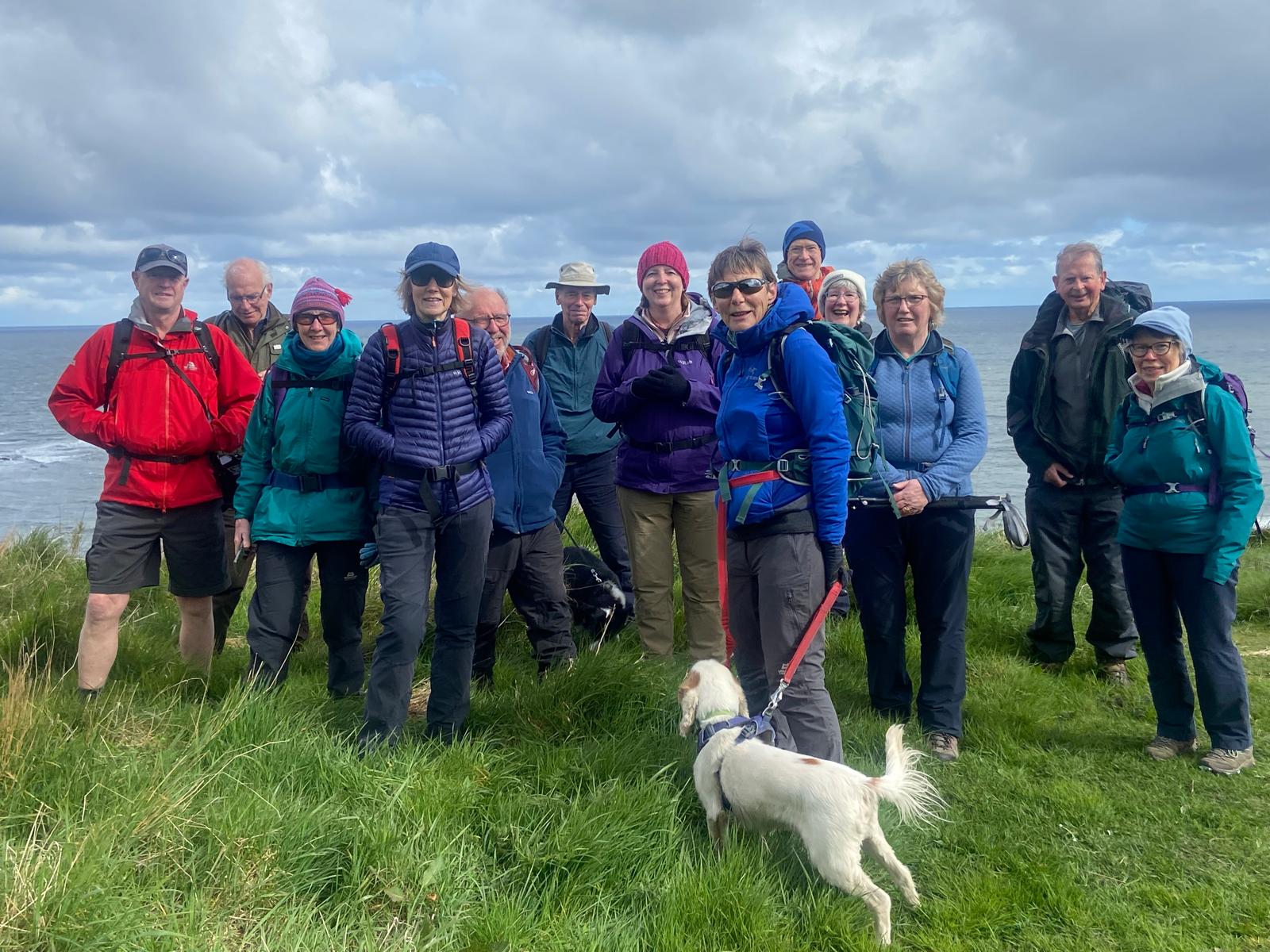 Team Photo at Siccar Point