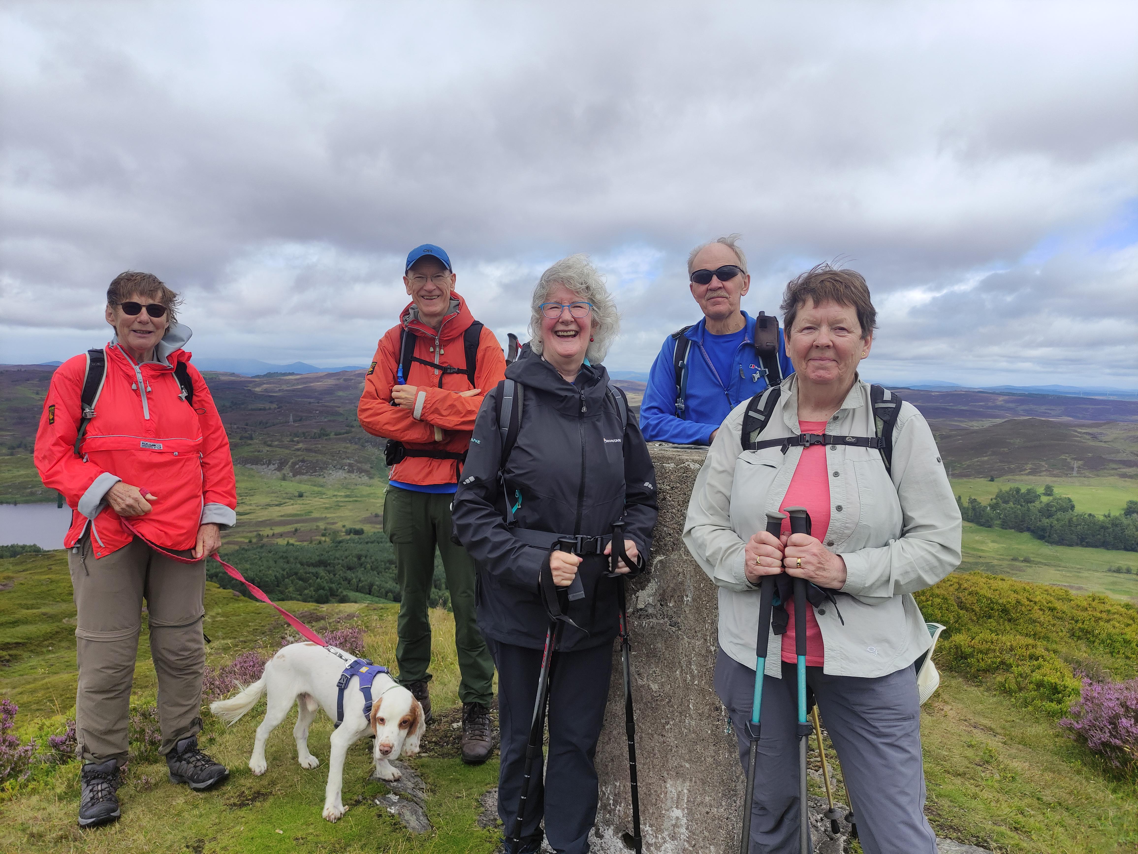 Deuchary Hill trig point