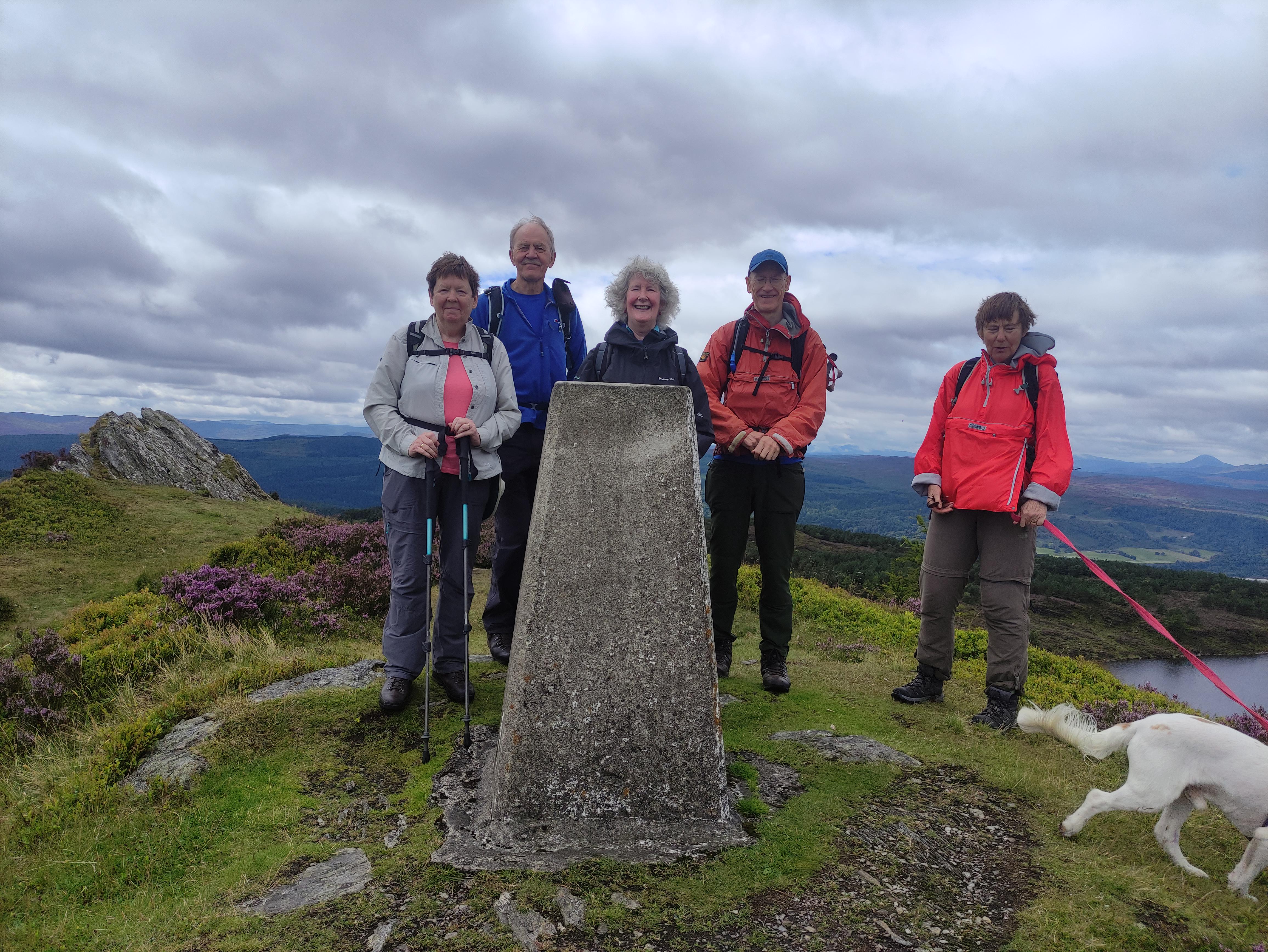 Deuchary Hill summit