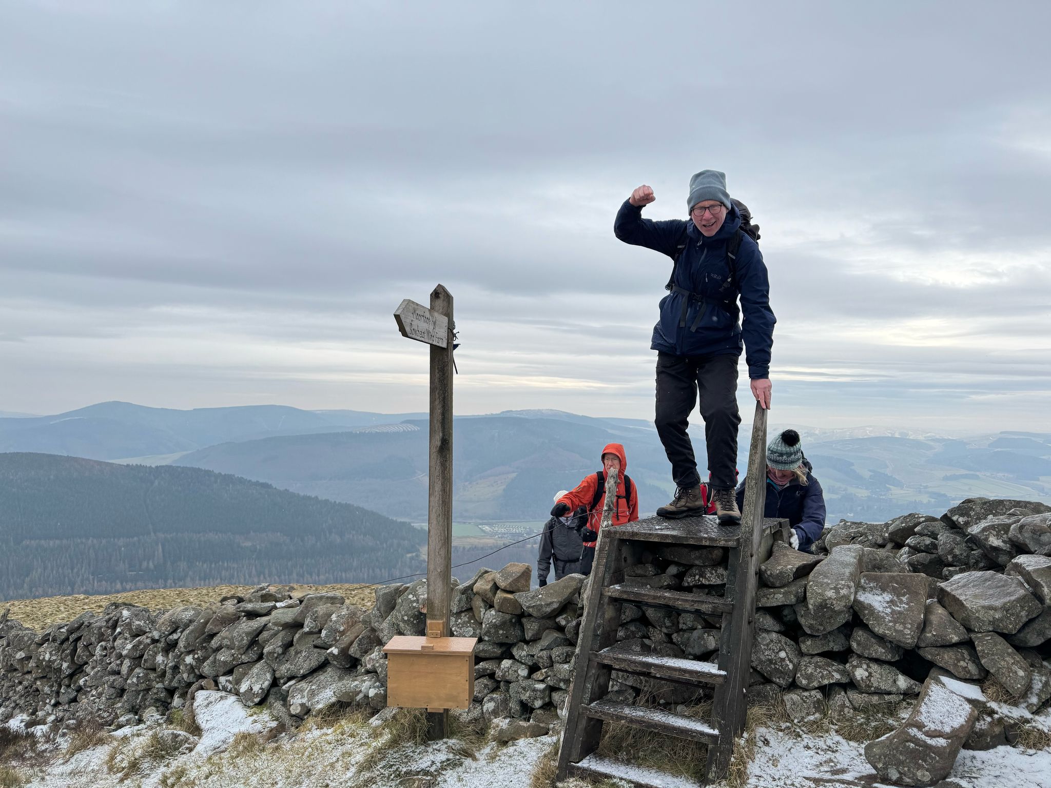 Andrew claiming the top