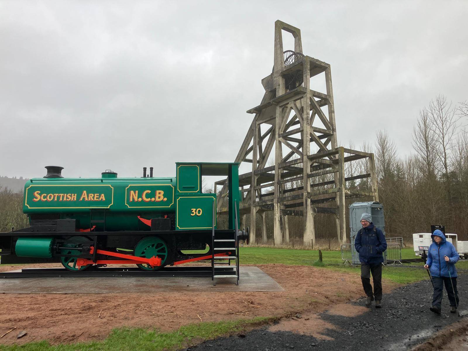 Mary Pit winding tower (in the drizzle)