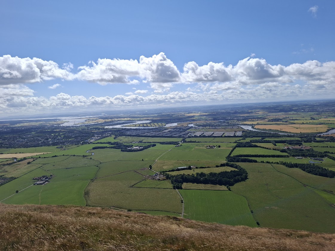View south from the Hill Fort